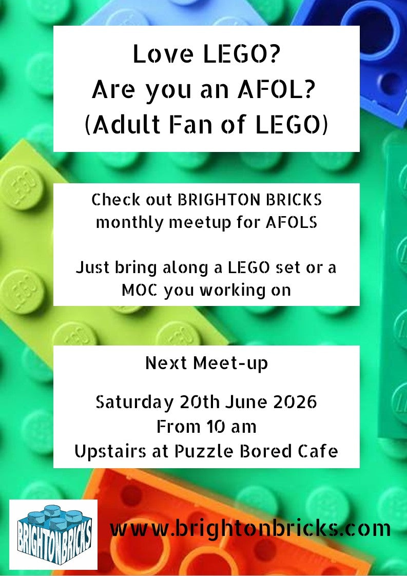 Brighton Bricks 'Adult Fans of Lego' Meet Up - Saturday 25th July from 10am