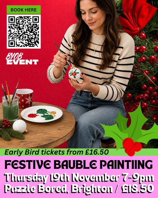 Christmas Bauble Painting Workshop - Thursday 19th November at 7pm