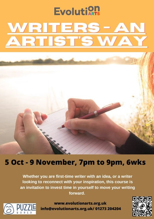Writers - An Artists Way Weekly Workshop Series - 6 week's from Monday 5th October