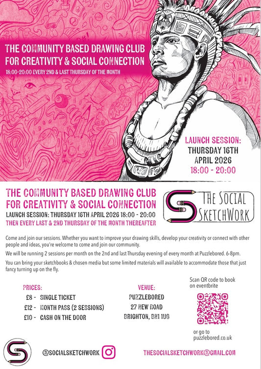 The Social Sketchwork - Drawing Club - Thursday 26th June at 6pm