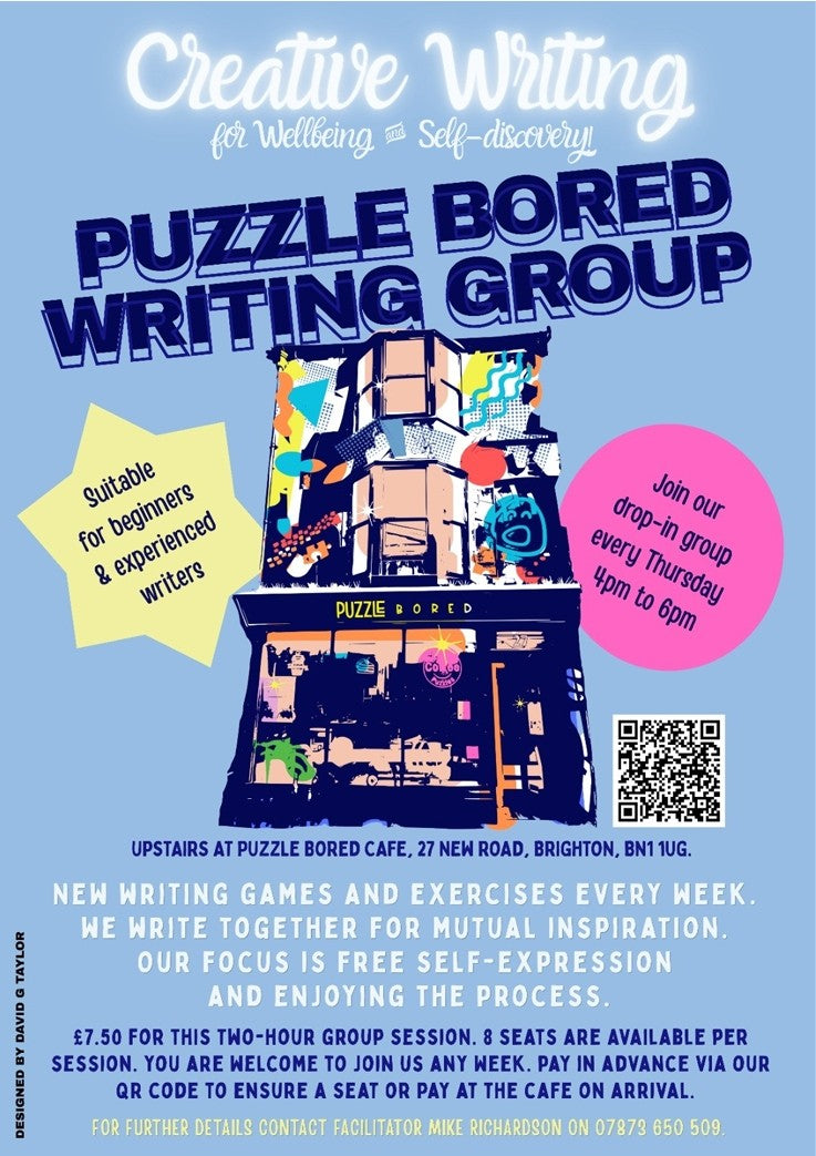 Creative Writing Group - Thursday 18th June from 4pm - 6pm -