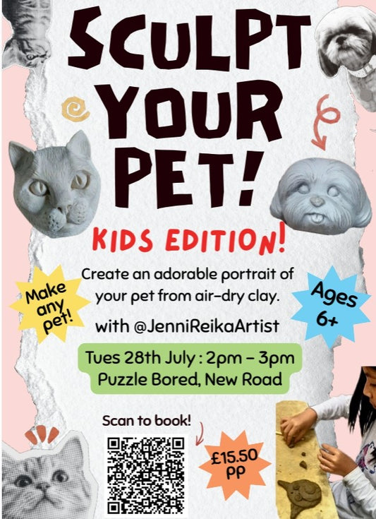 Sculpt your Pet- Children's Workshop - Tuesday 28th July at 2pm