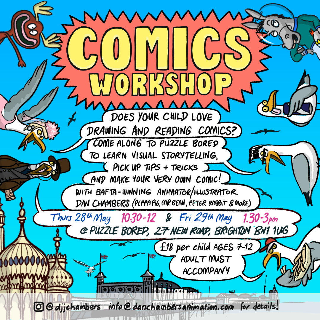 Comics Workshop - Friday 29th May at 1.30pm