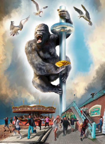 500 Piece Jigsaw Puzzle - King Kong (Augmented Reality Puzzle)